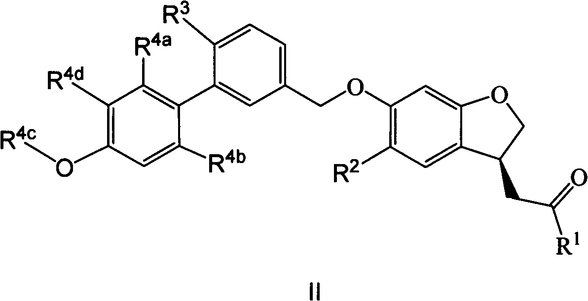 Dihydrobenzofuran derivative as well as preparation method, intermediate and application thereof