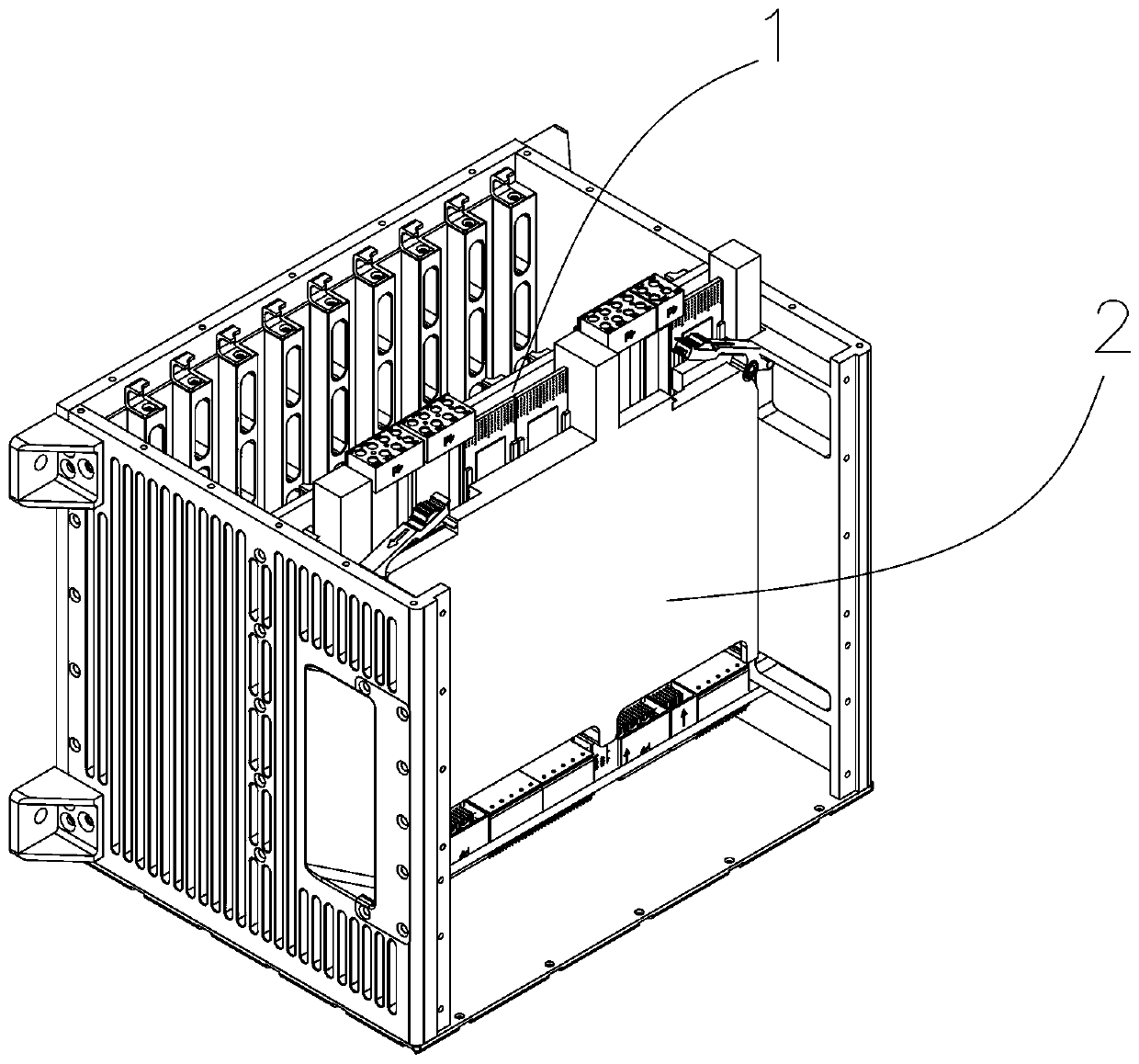 Detachable modular VPX signal test fixture