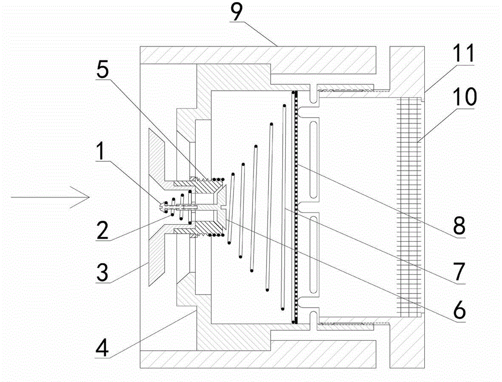 Faucet constant-current water outlet nozzle