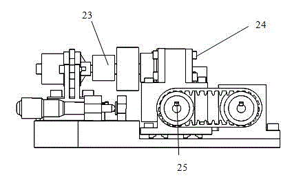 Stretching, compression and bending combined load mode material mechanics performance test device under microscope