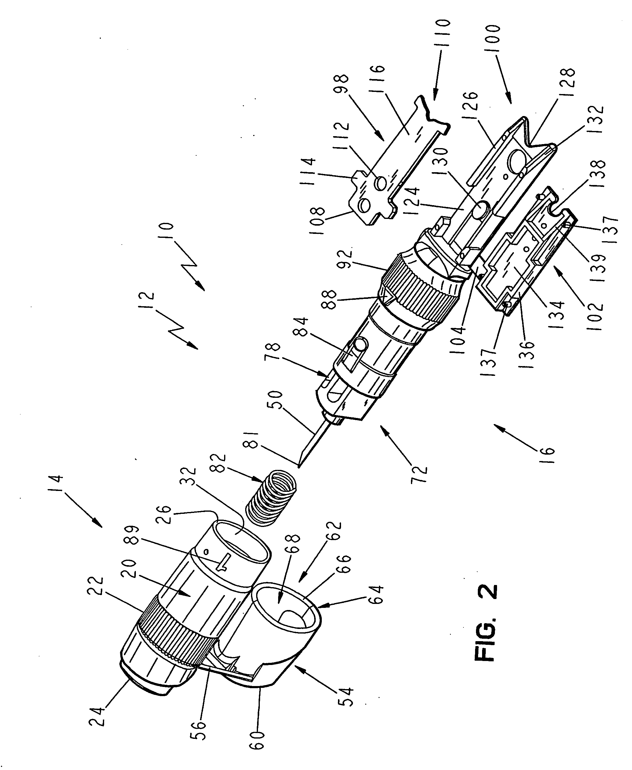 Consolidated body fluid testing device and method