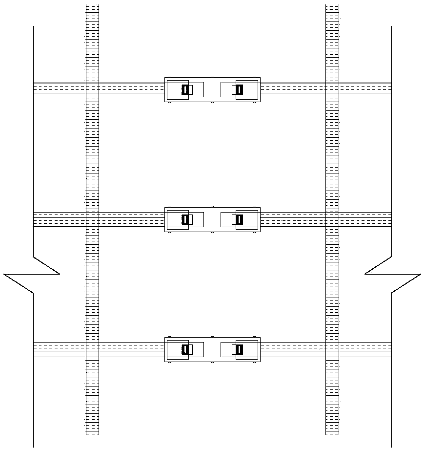 Steel-plastic geo-grid network connecting device