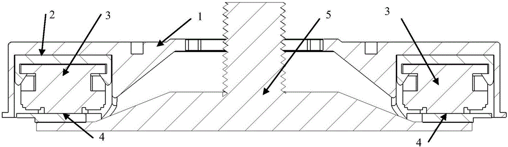 Bone-conduction stereoscopic sound box