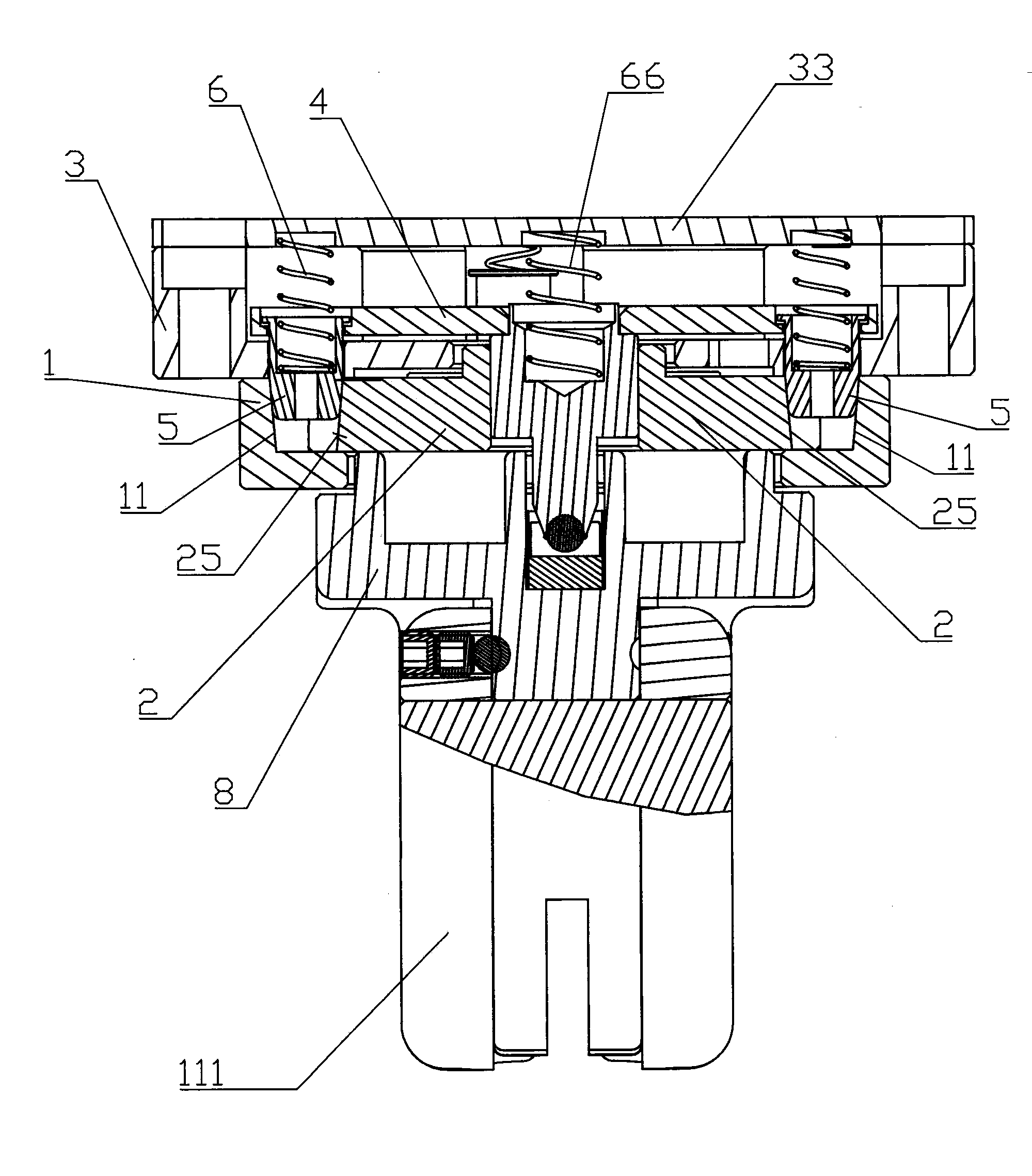 Foot pedal structure for medical operating table