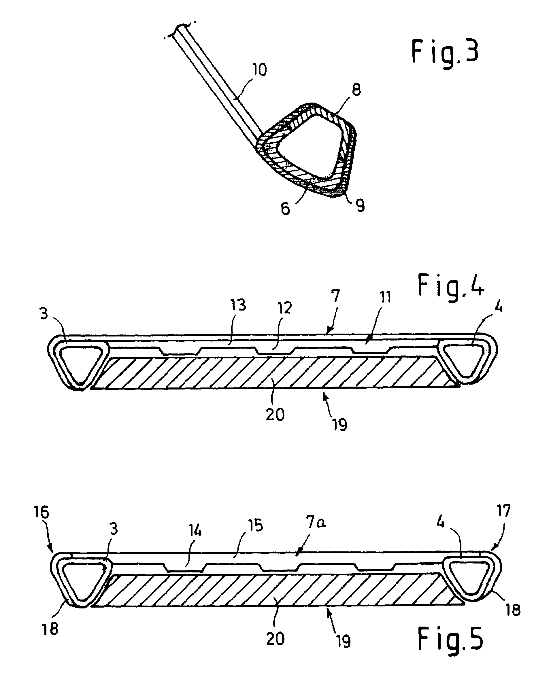 Folding top of a convertible automobile