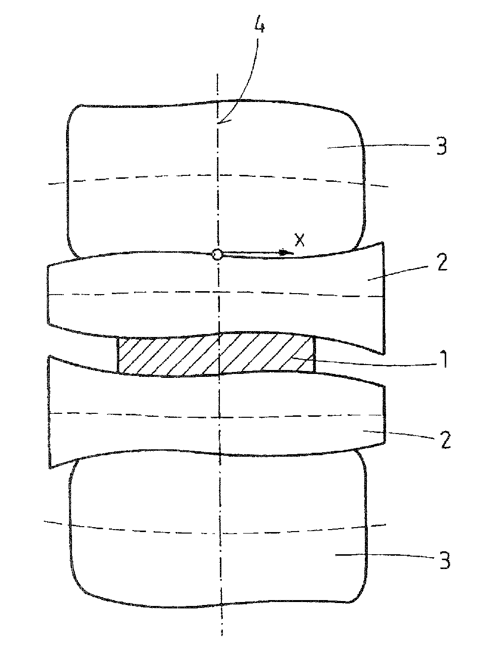 Roll stand for rolling a product, in particular made of metal