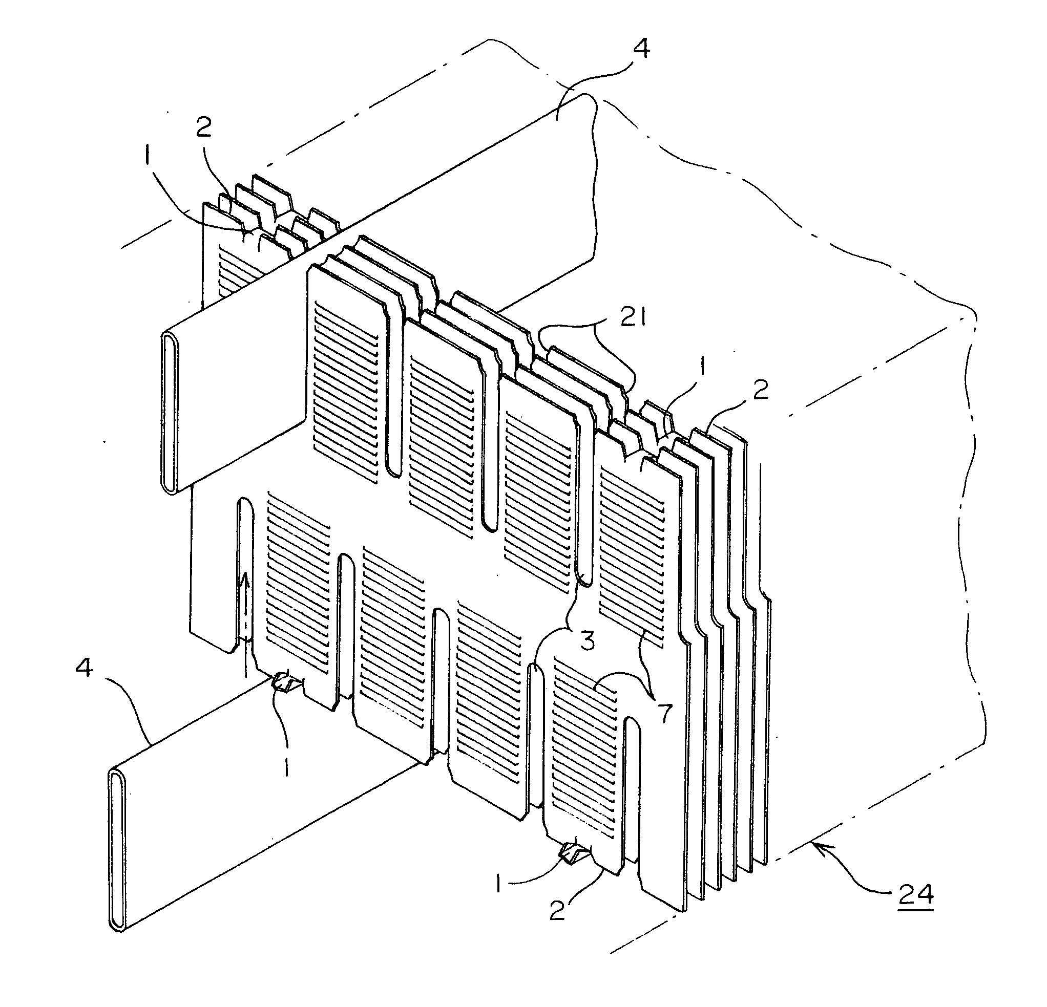 Plate fin for heat exchanger and heat exchanger core