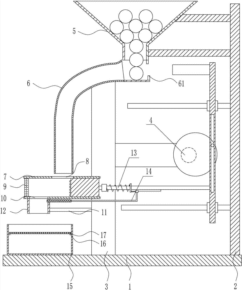 Navel orange continuous juicing device