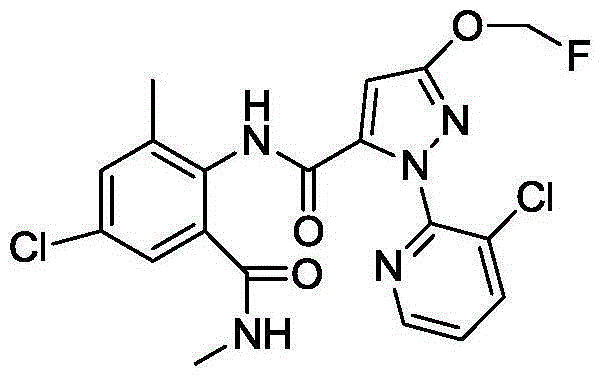 Anthranilic diamide compound containing dichloropropene base and application