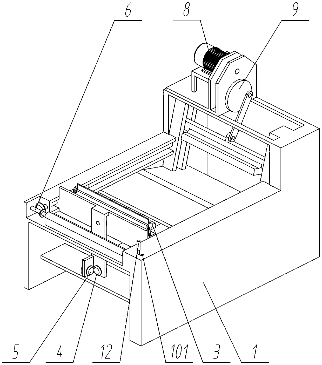 Vermicelli deicing device for vermicelli production based on food processing