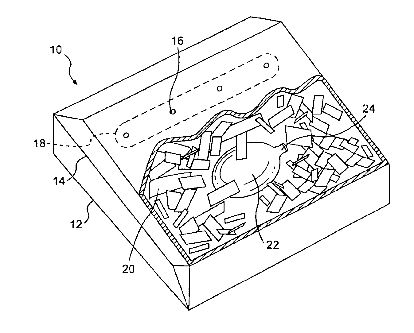 Disposable barbeque smoking box with integrated soaking device