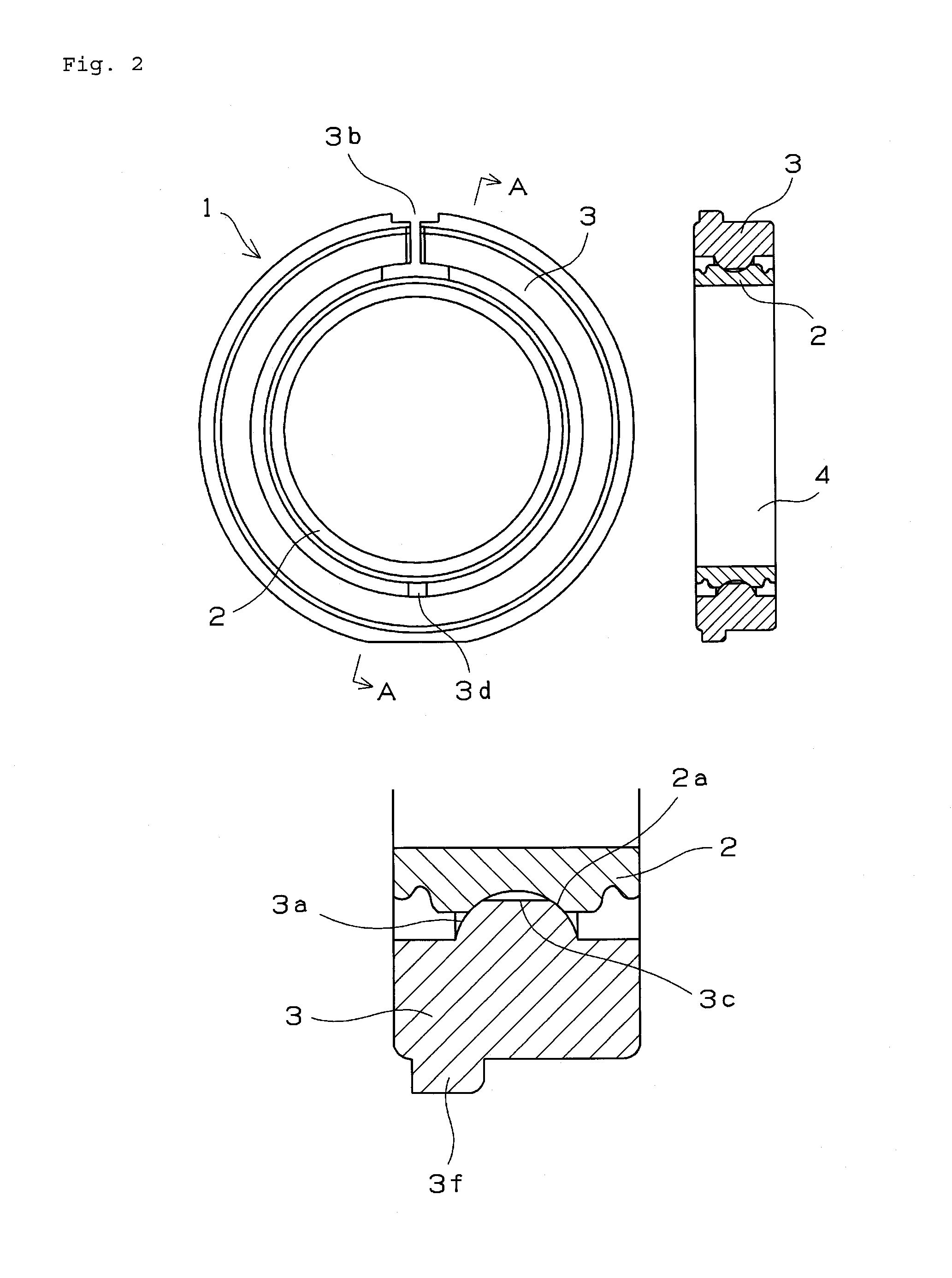 Sliding bearing and image forming apparatus