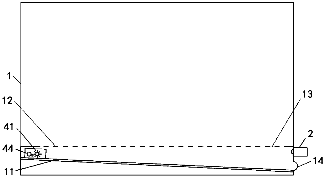 Raising cage with function of automatically monitoring animal excrement