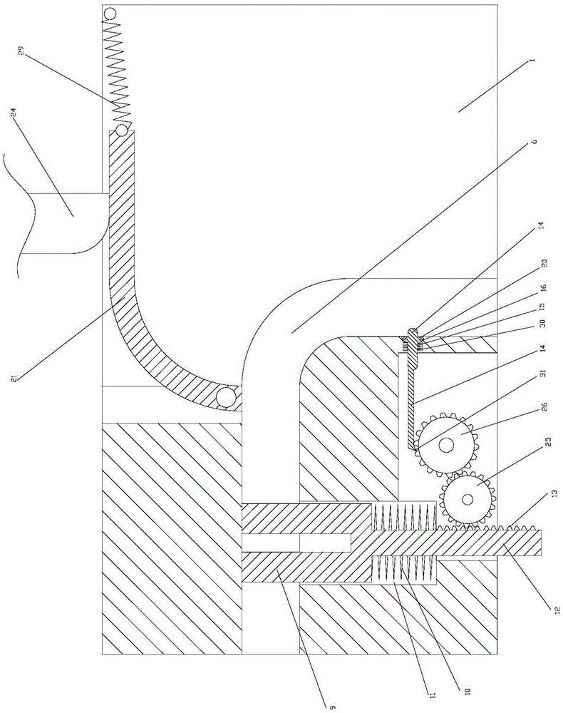 Automatic bending and blanking device