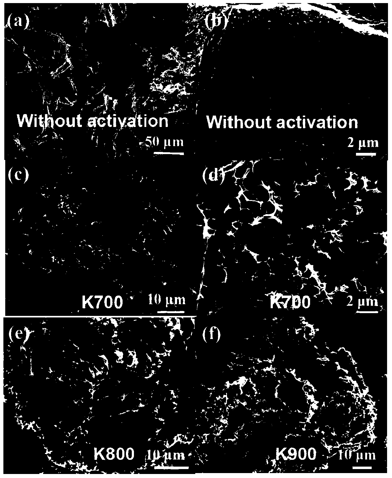 Method for preparing supercapacitor carbon aerogel by utilization of bagasse