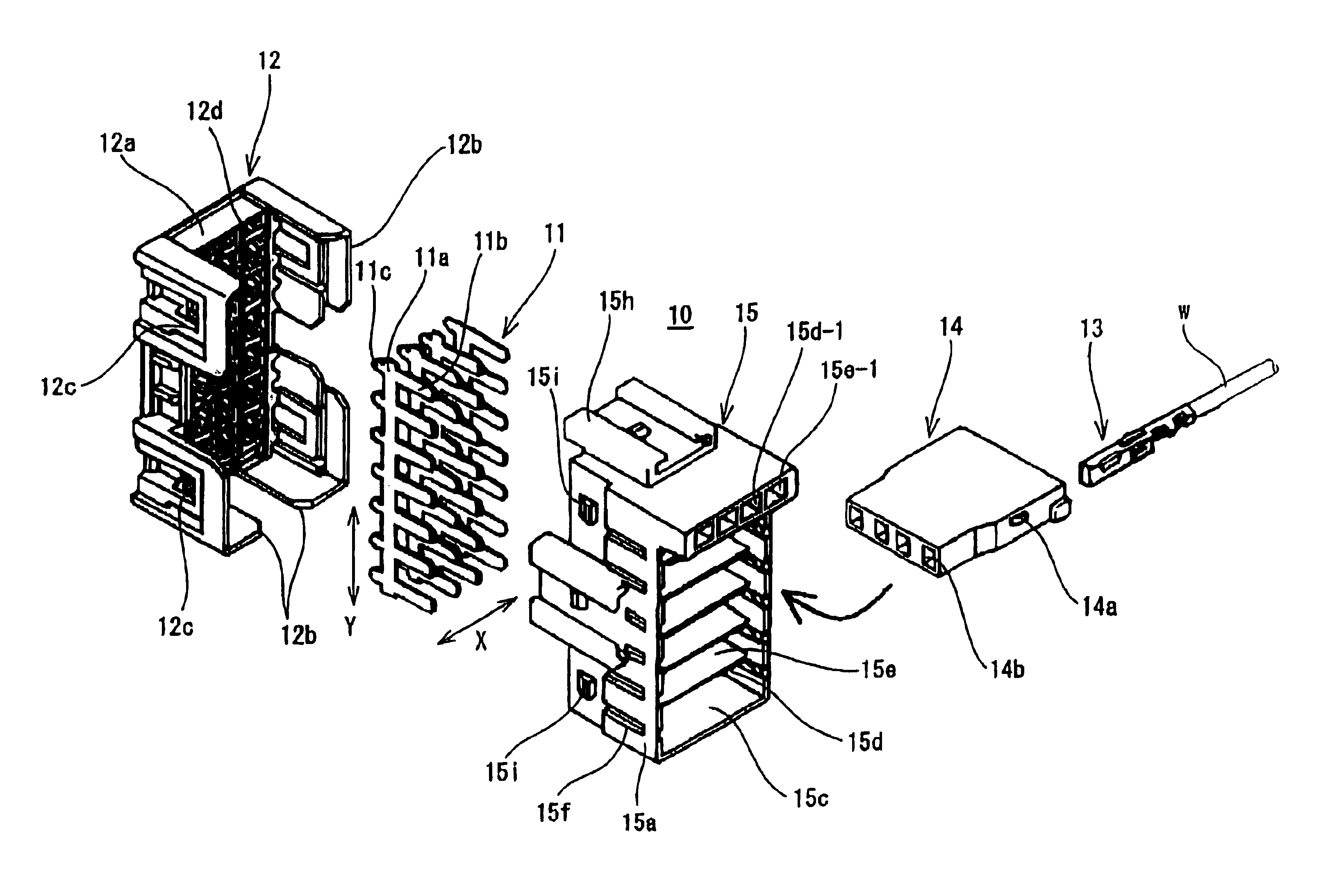 Electrical connector box and assembly method thereof