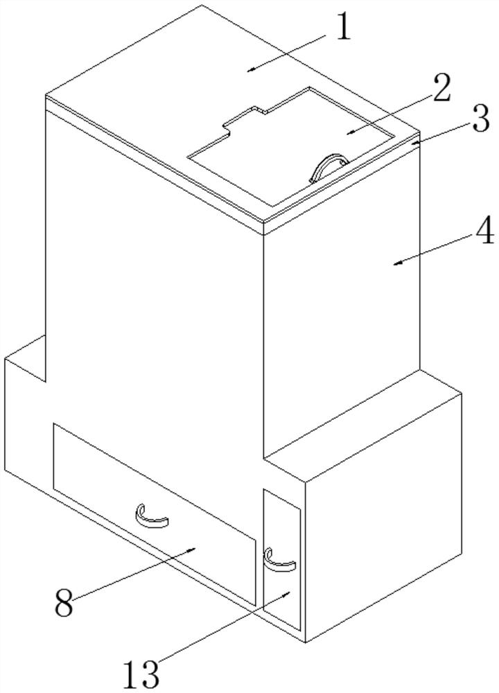 Kitchen garbage treatment box