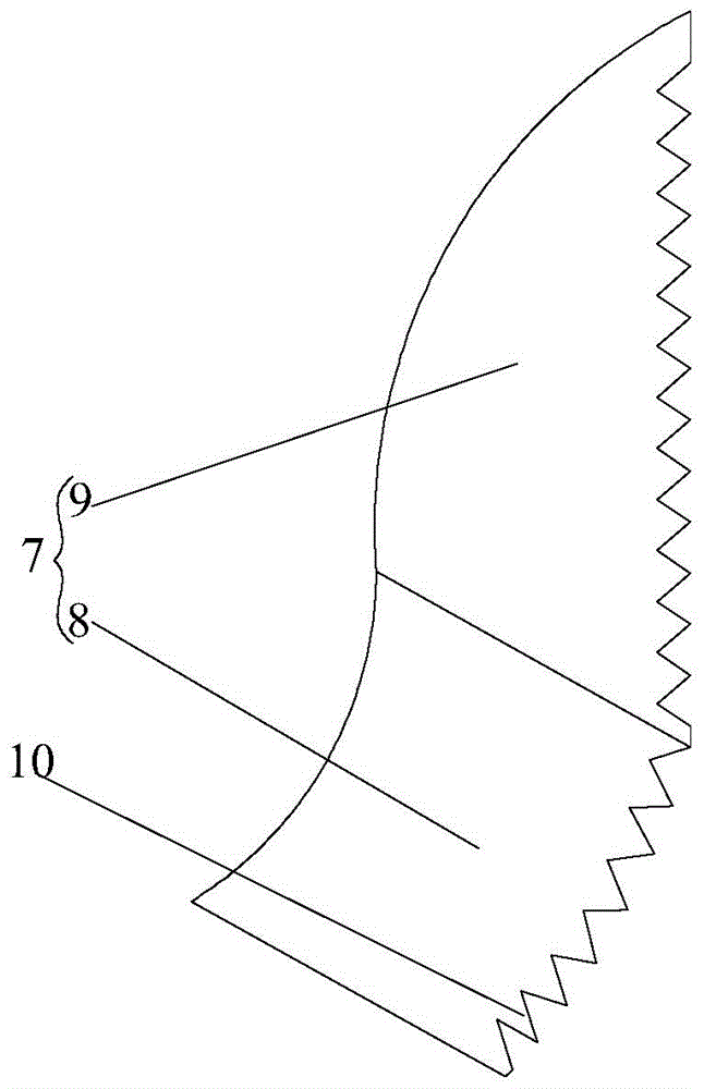 Air flue structure and air conditioner