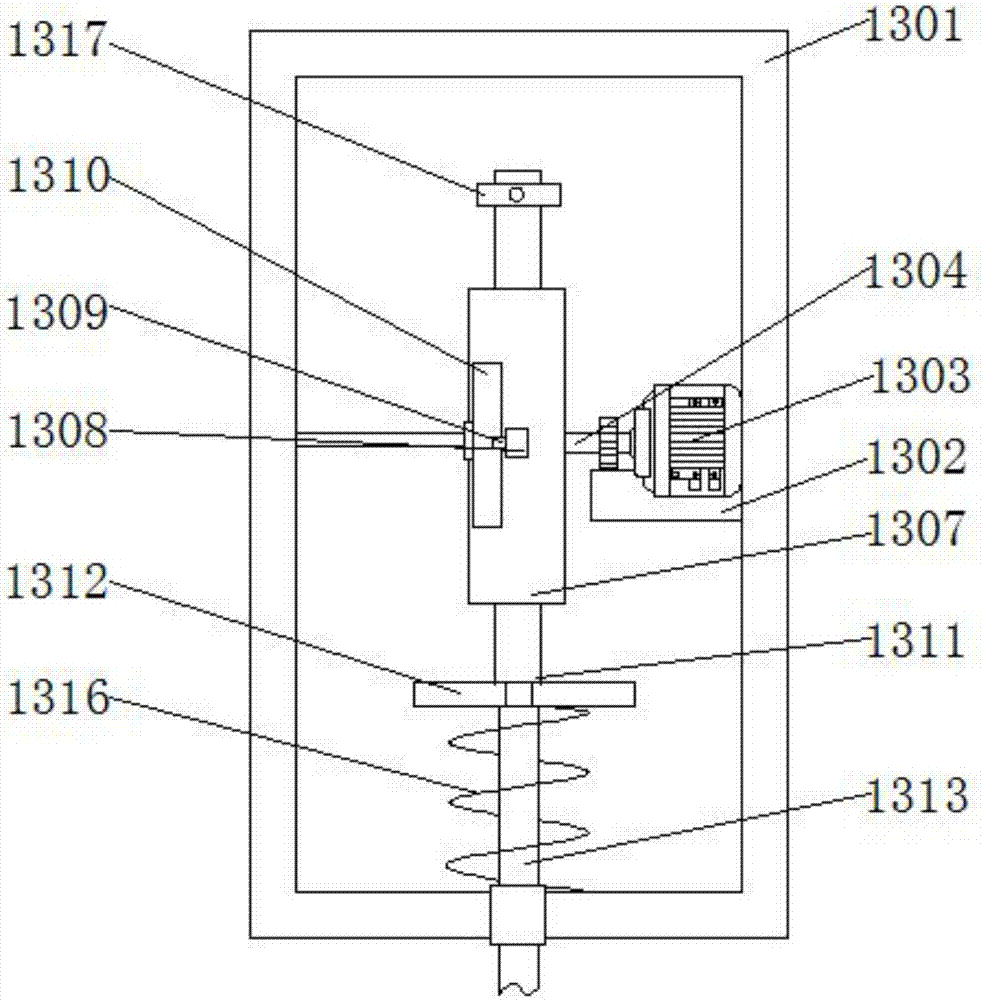 Crushing and drying device for chemical industry raw materials