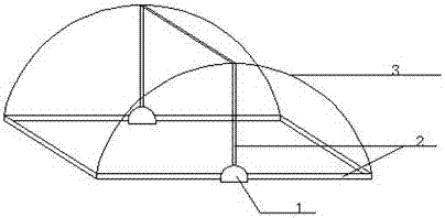 Foldable small warm shed