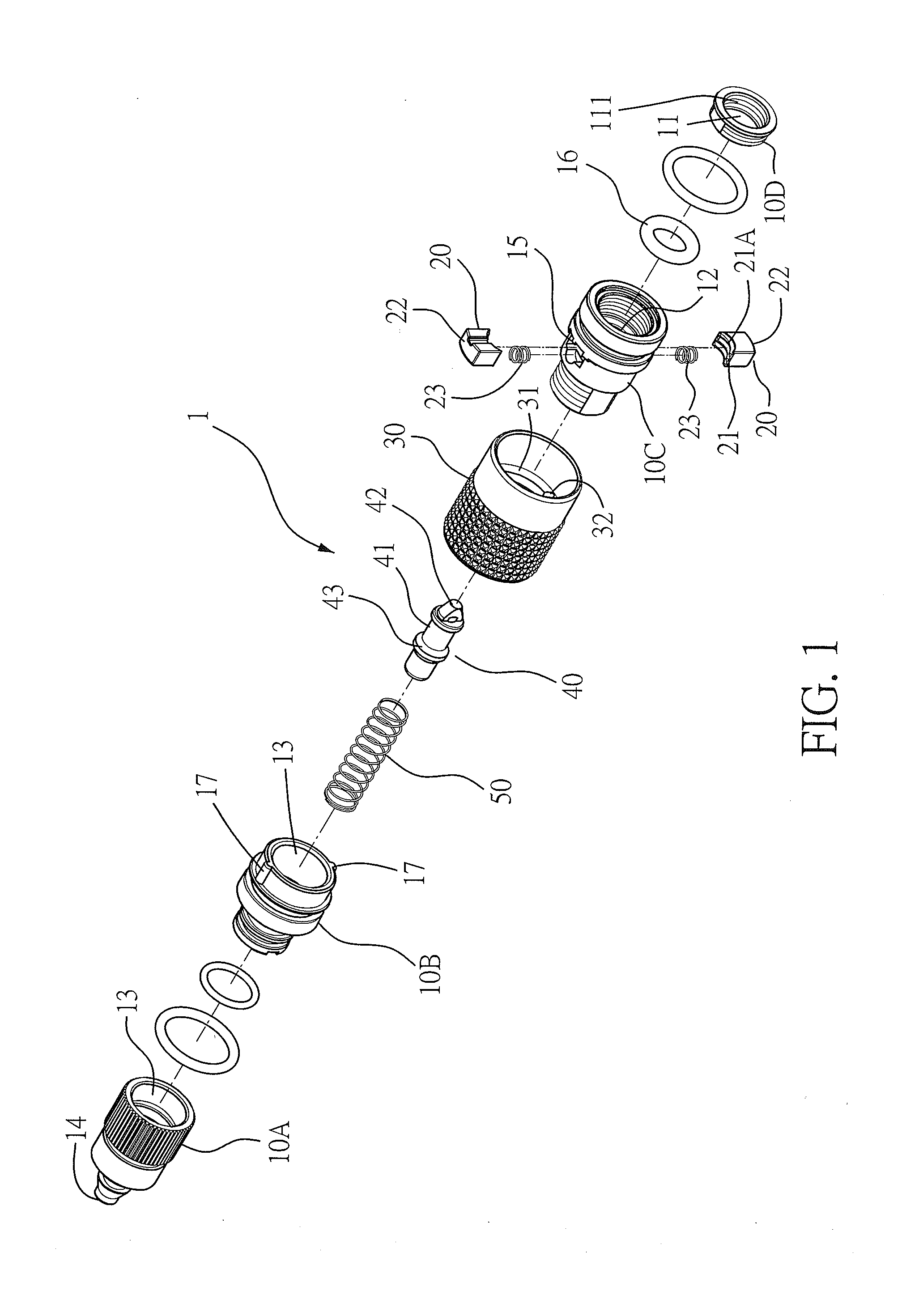 Connector Structure for a Schrader (American) Valve/Presta (French) Valve