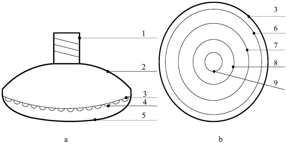 Control circuit and method based on sound-light control energy-saving LED lamp