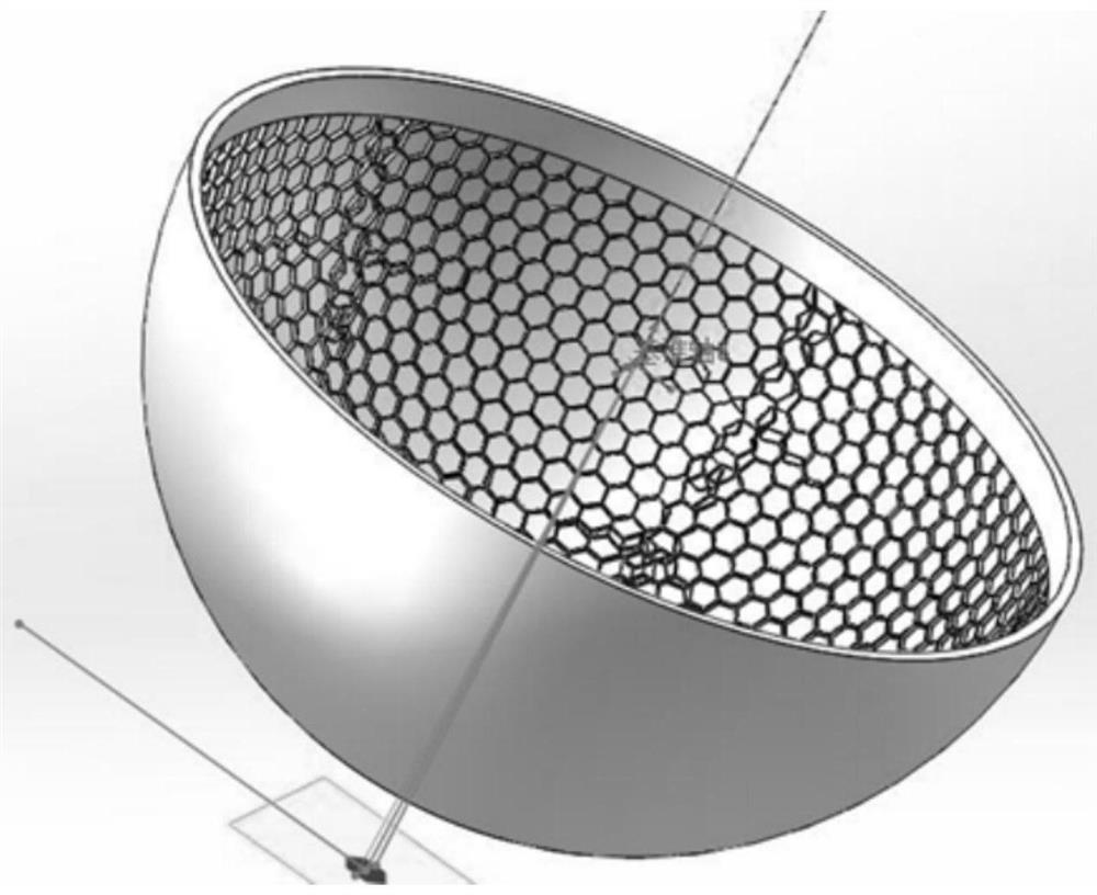 A composite spherical shell for omnidirectional motion spherical robot and preparation method thereof