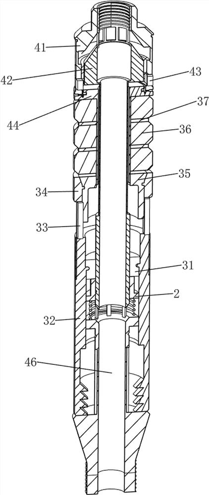 A packer for oilfield water injection wells capable of protecting rubber cartridges