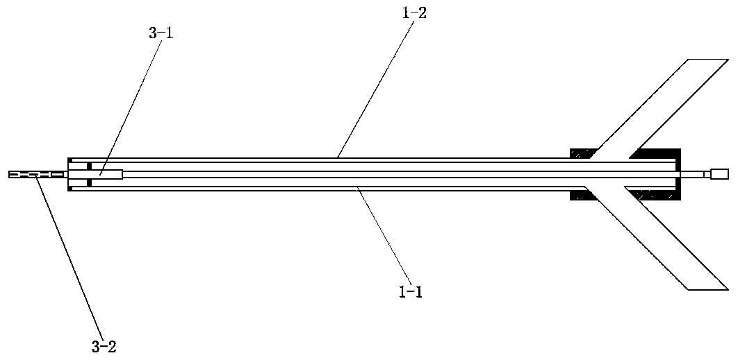 Thrombus removing device with concealed crushing head