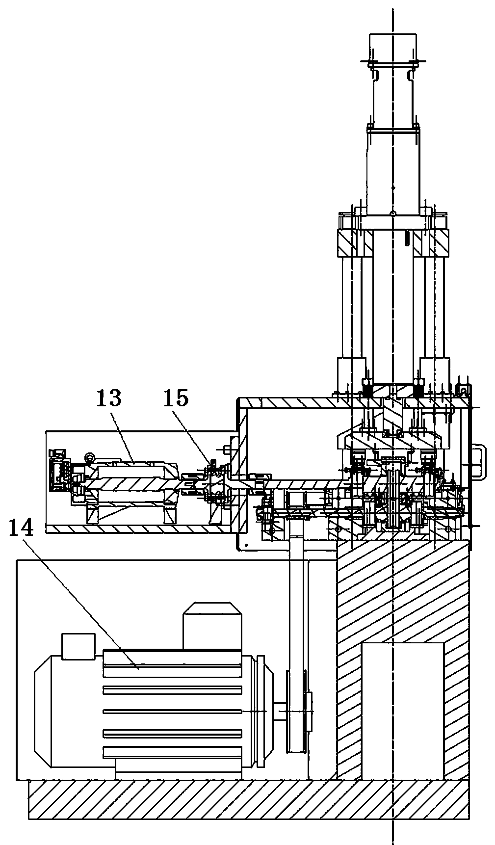 Bearing steel ball test bench