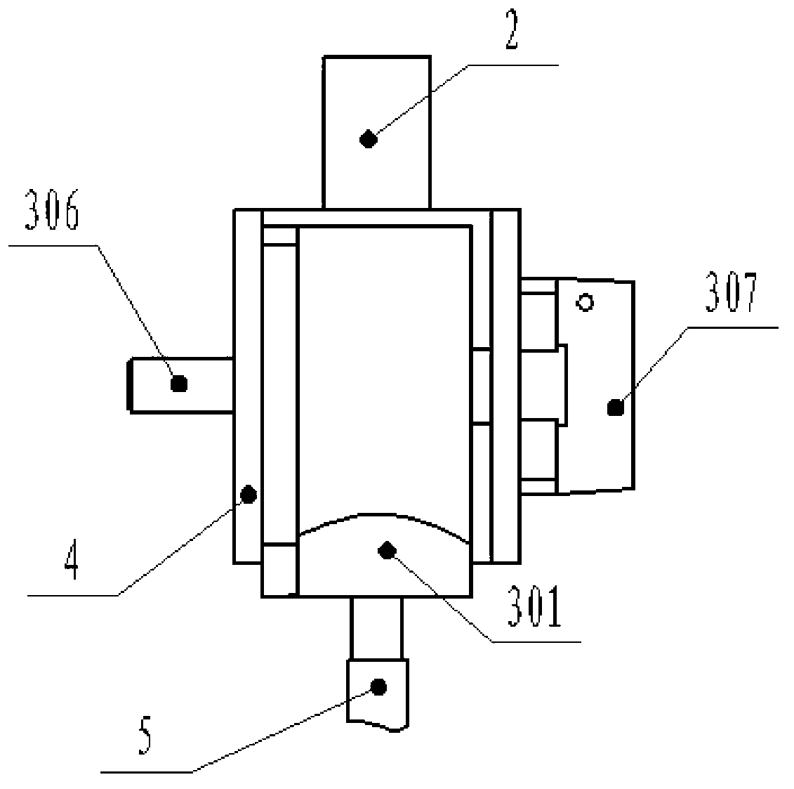 Novel driving drum anti-blocking device of no-tillage sower