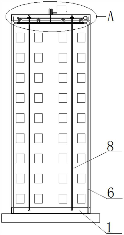 Movable high-rise building fire-fighting water supplementing device