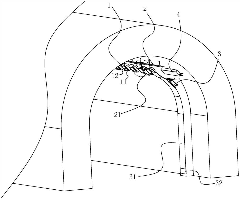 A self-cleaning tunnel light