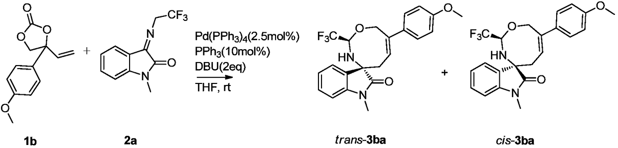 Eight-membered nitrogen-oxygen heterocyclic spiro indolone compound and preparation method thereof