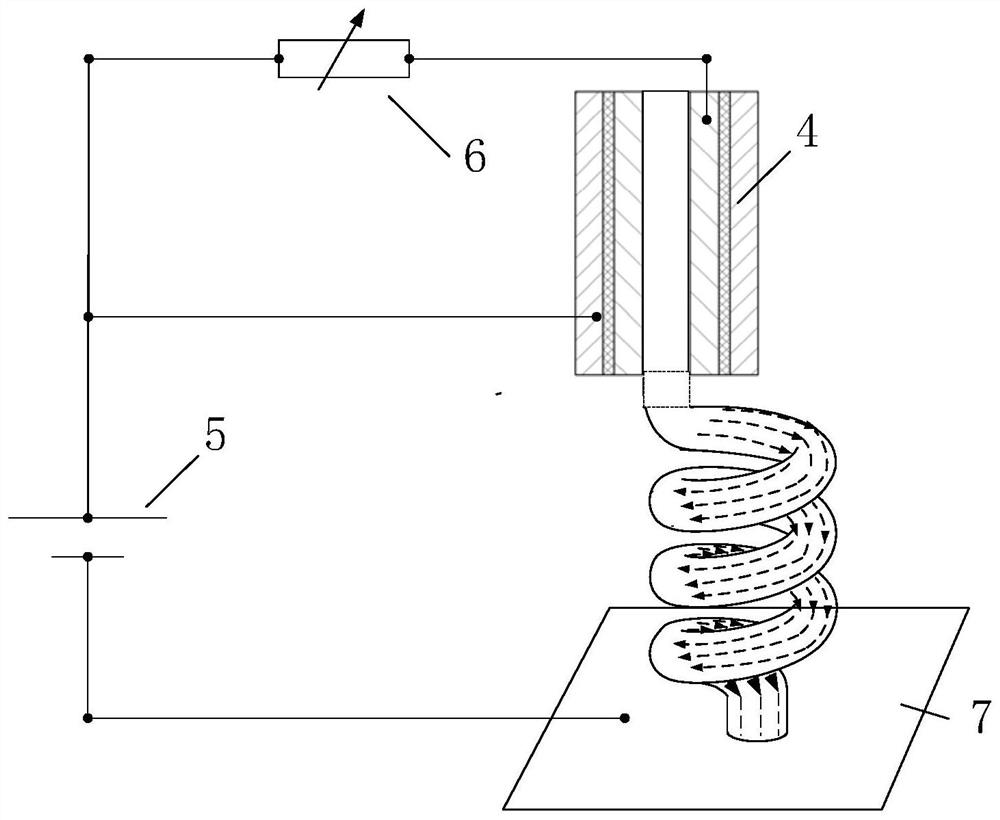 Electrochemical micro-additive manufacturing method for dynamic control of confined electric field in bipotential tool electrodes