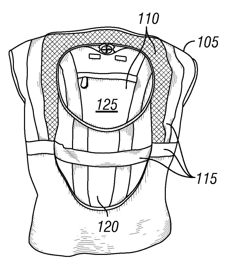 High Visibility Safety Vest With Integrated Hydration Bladder System