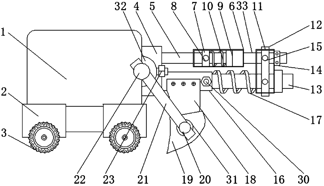 Novel, stable and adjustable agricultural furrowing machine