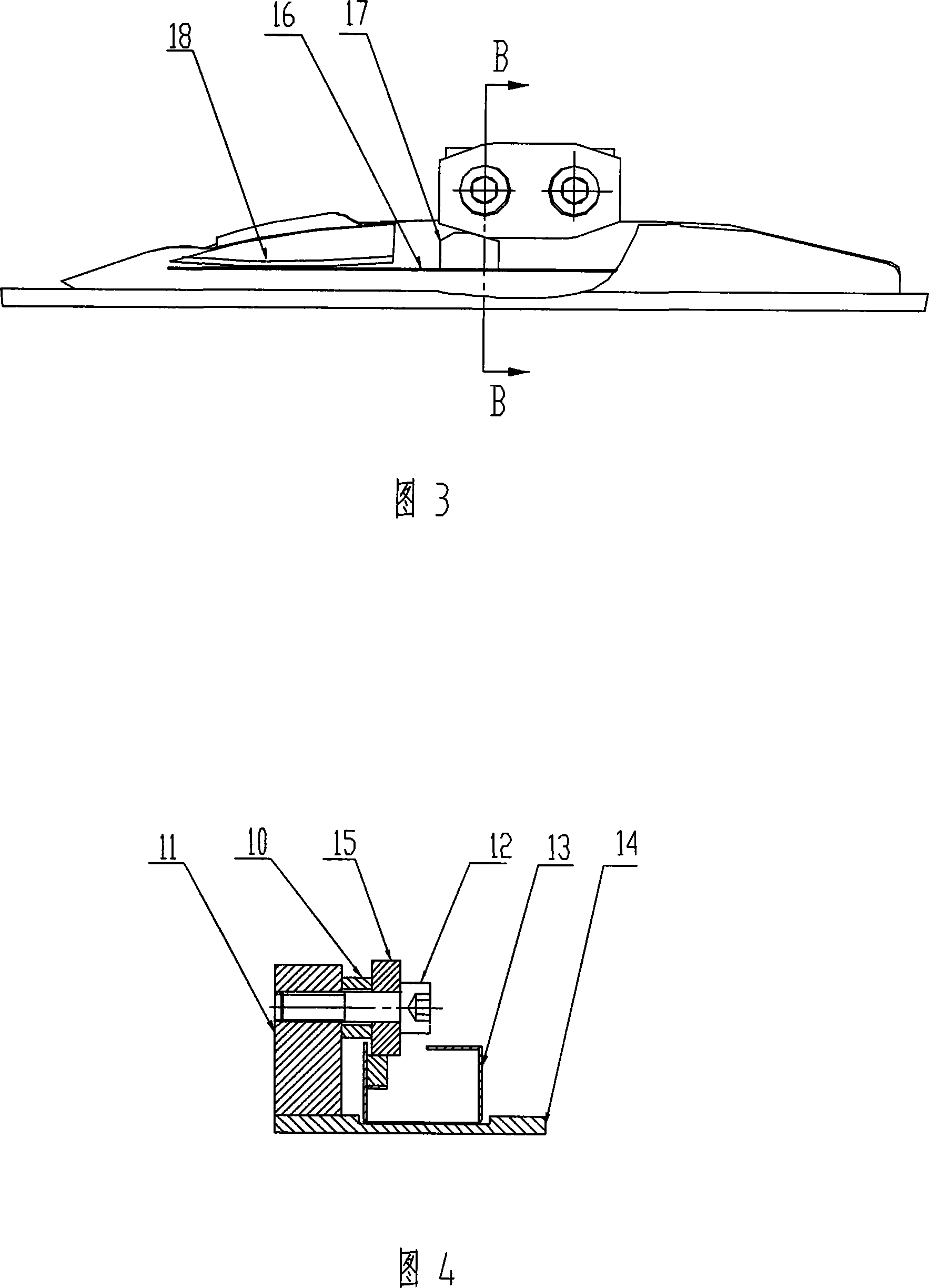 Roller wheel type gripper opening mechanism of gripper loom