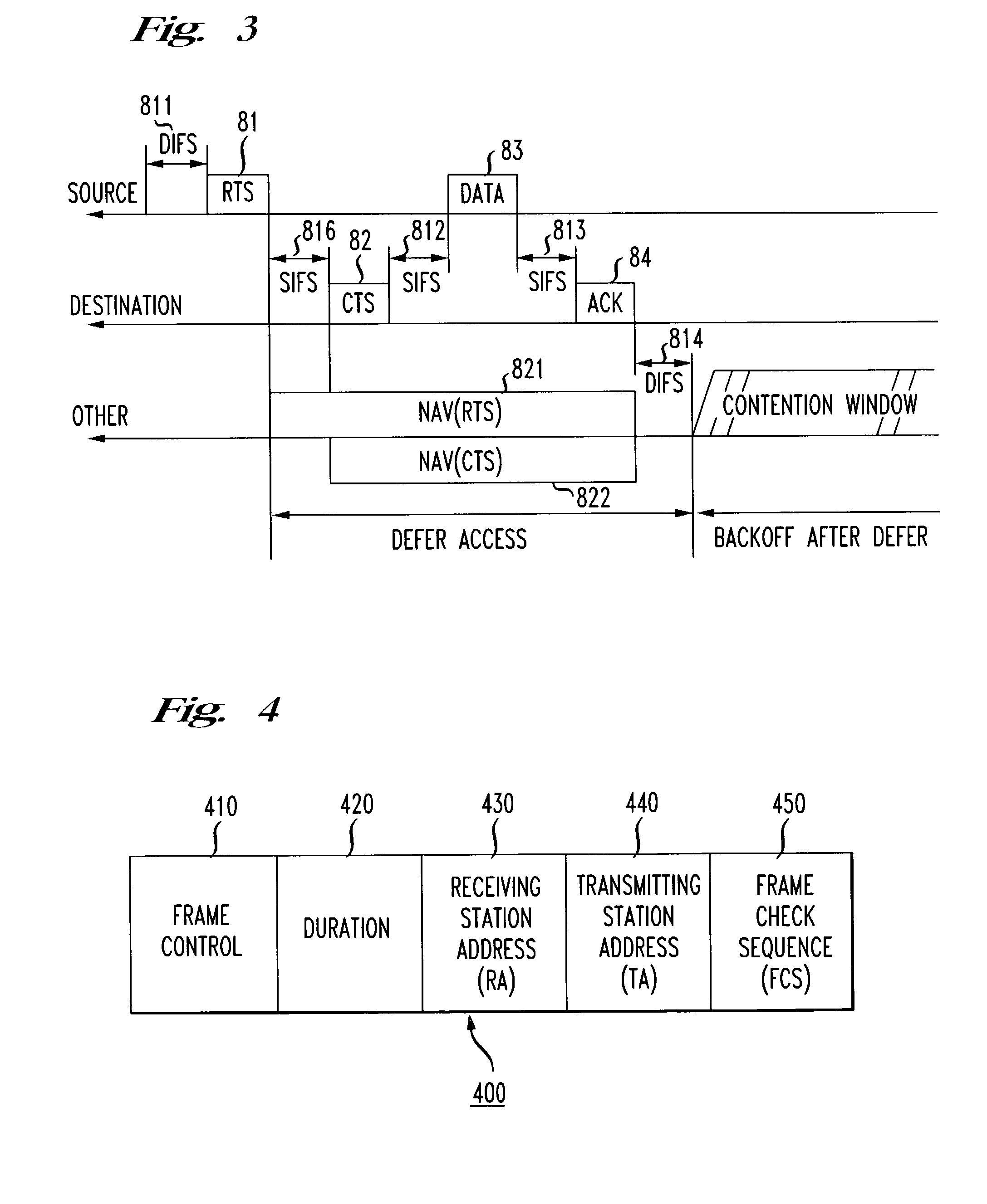 Interference suppression methods for 802.11