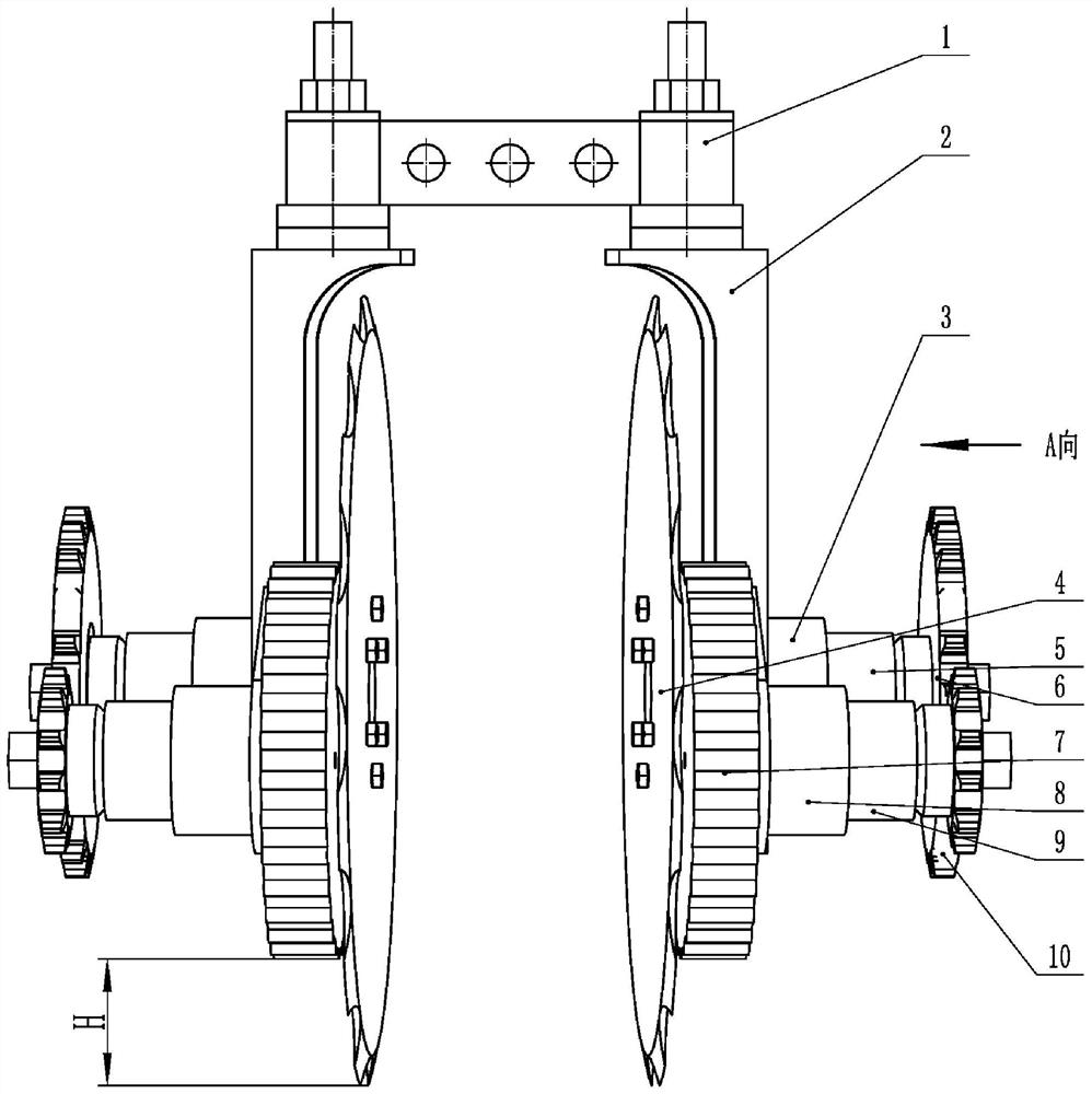 Reciprocating motion extrusion type strip seedbed construction unit