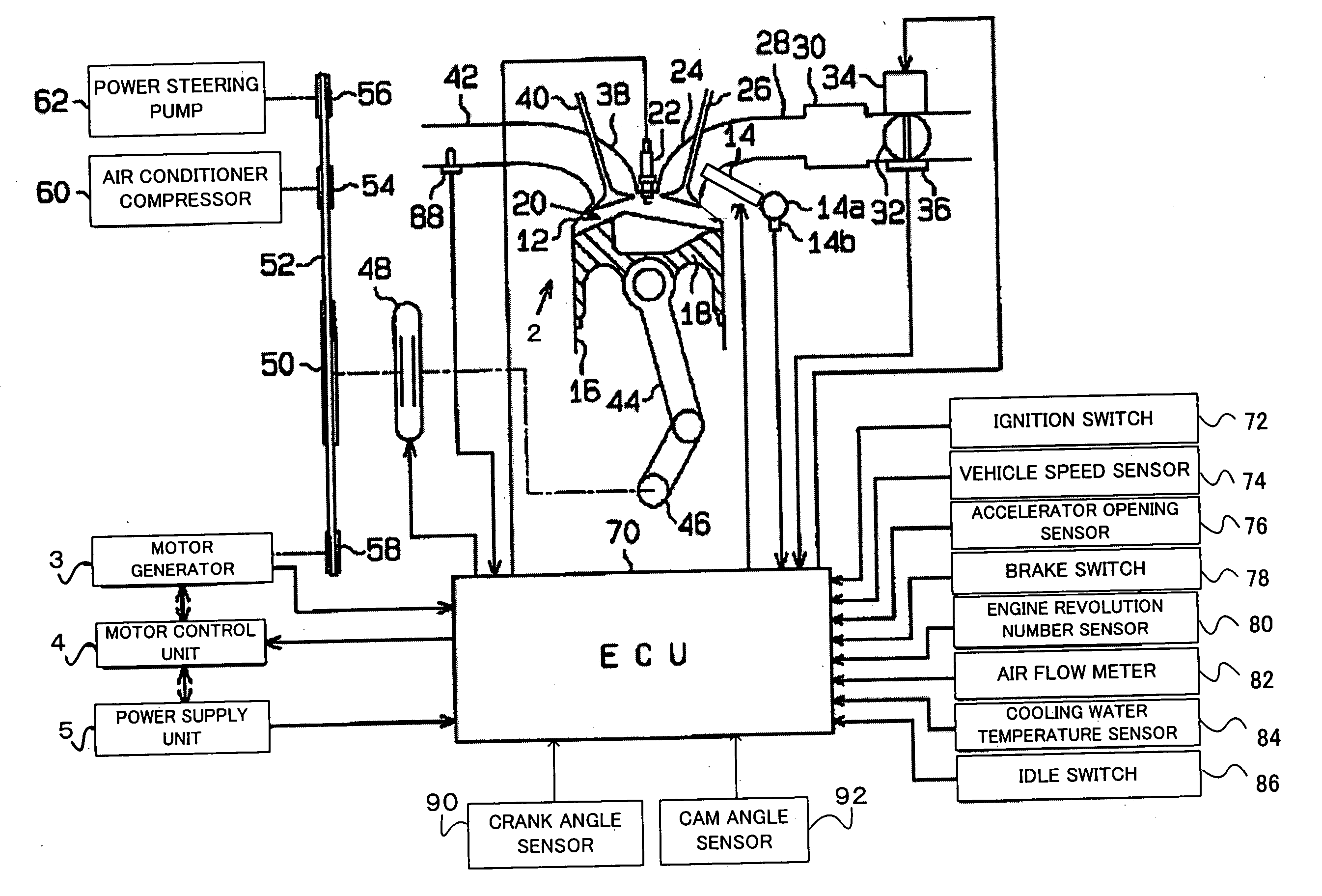 Stop and start control apparatus of internal combustion engine