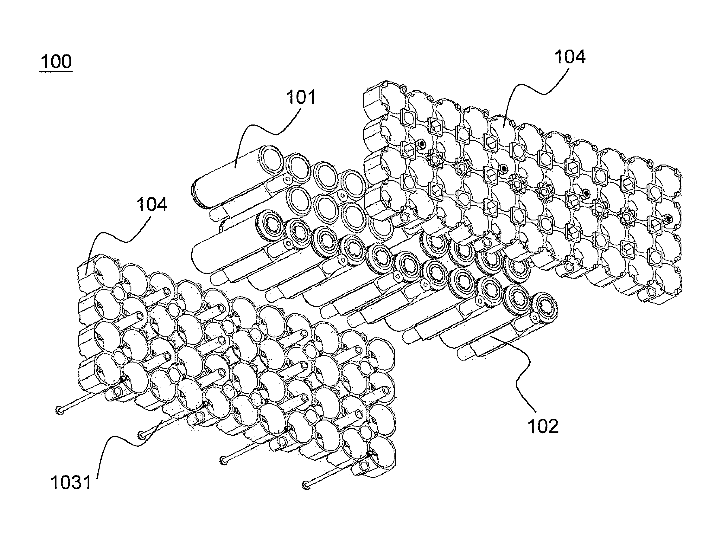 Battery pack having cooling system