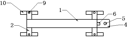 Manufacturing and installing process for hydraulic movable hanging bracket