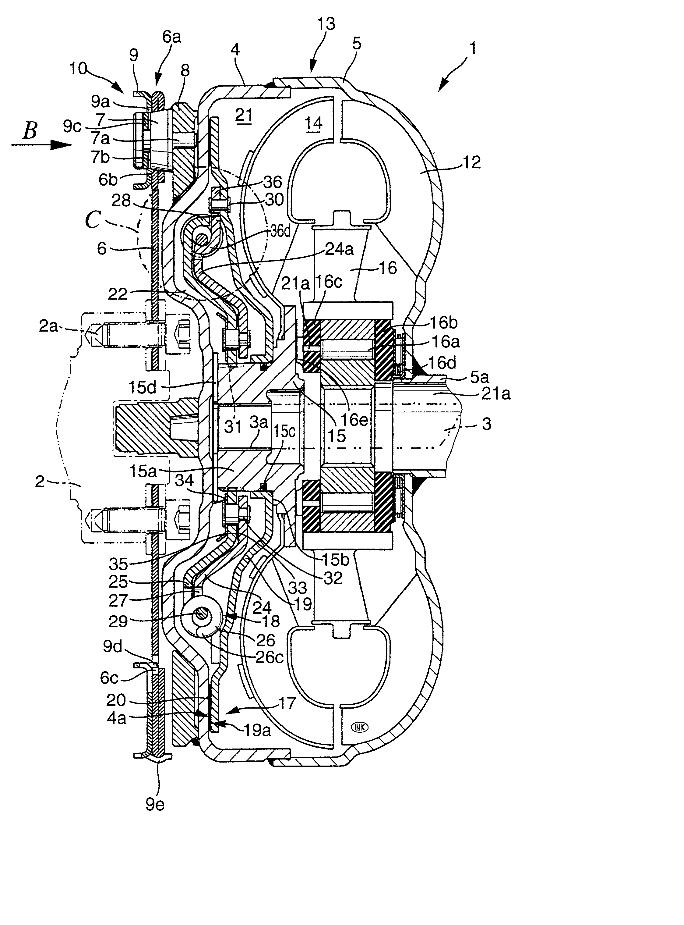 Hydraulic torque converter