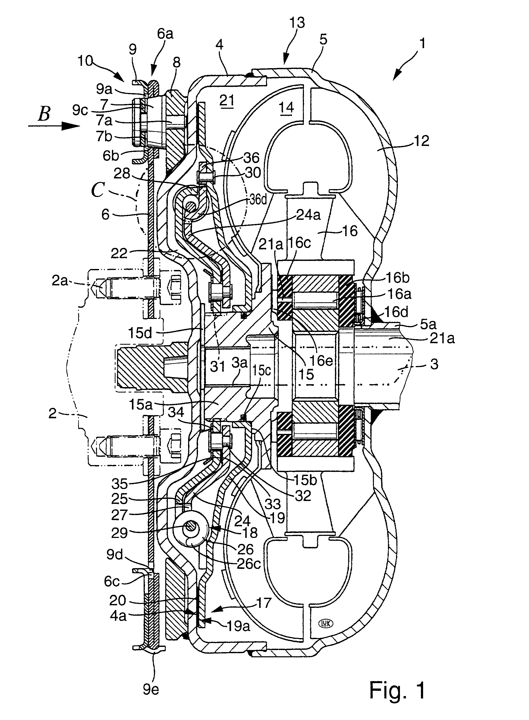 Hydraulic torque converter