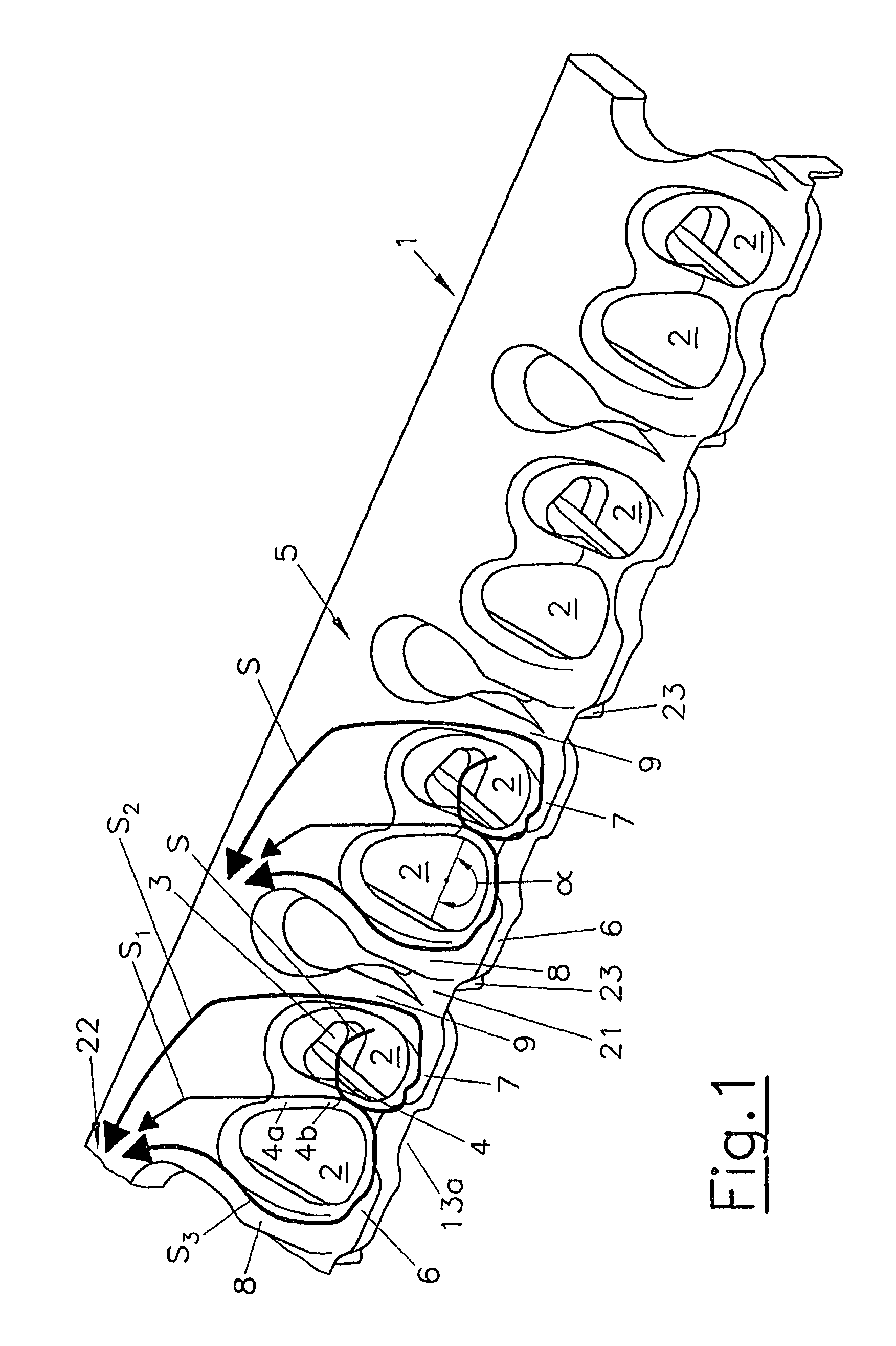 Cylinder head of an internal combustion engine