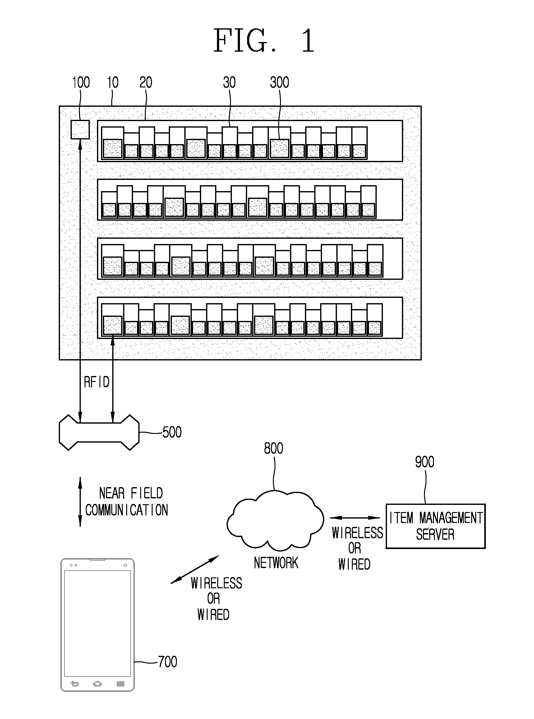 Near field communication tag reader, mobile terminal for interworking with the reader, and operating method thereof