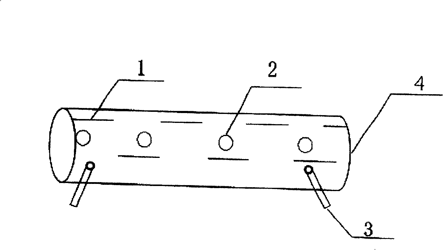 Point compensated linear aerating pipes