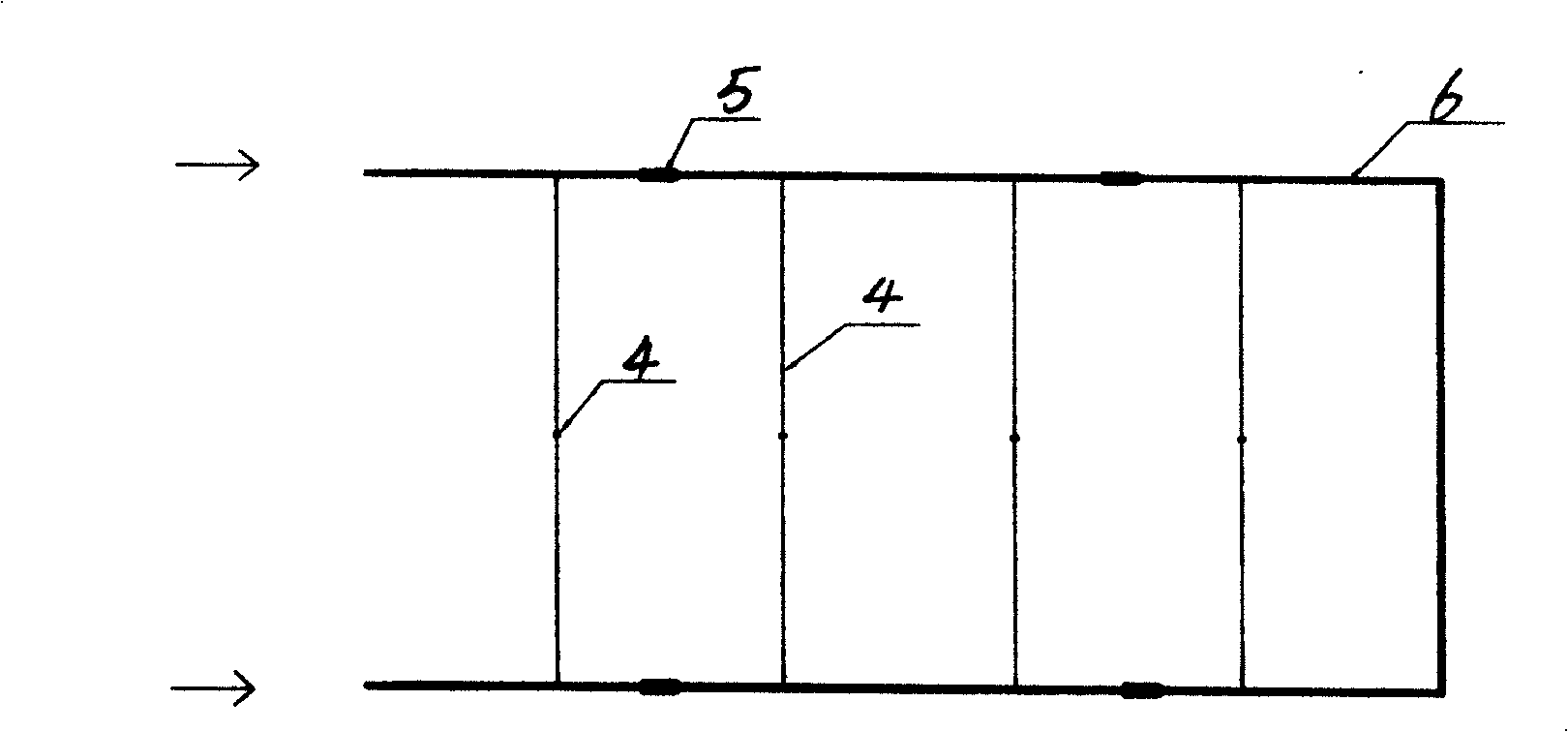 Point compensated linear aerating pipes