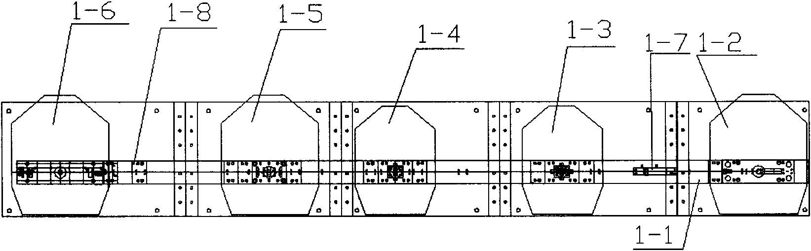 Positioning delay control device for continuous automation production of stainless steel heddle